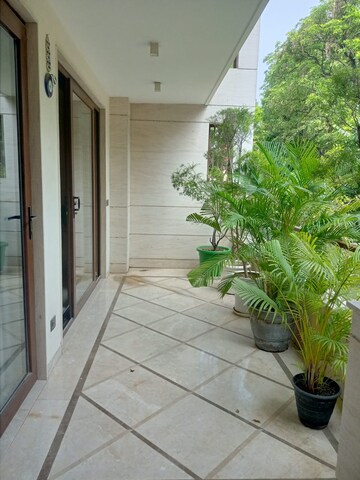 Balcony in 3 BHK Apartment at Defence Colony – for Rent