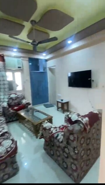 Living Room in 3 BHK Apartment at Sanchar Nest Palm Valley, Wave City – for Rent