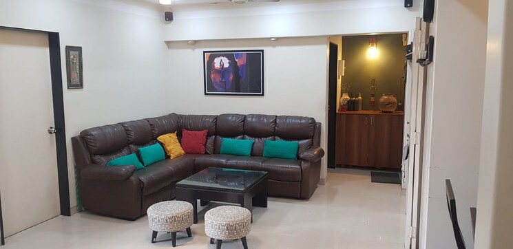 Living Room, romell-serenity 2 Bedroom 800 Sq.Ft. Apartment In Oshiwara Mumbai 8893976