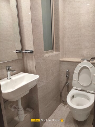 Bathroom in 1 BHK Apartment at Hiranandani Regent Hill, Powai – for Rent