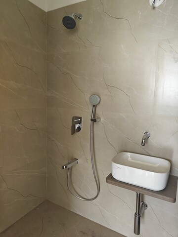 Bathroom in 3 BHK Apartment at Moreshwar 19 East, Nerul – for Rent