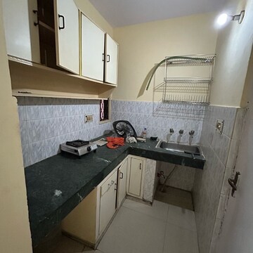 Kitchen in 1 BHK Builder Floor at Kotla Mubarakpur – for Rent