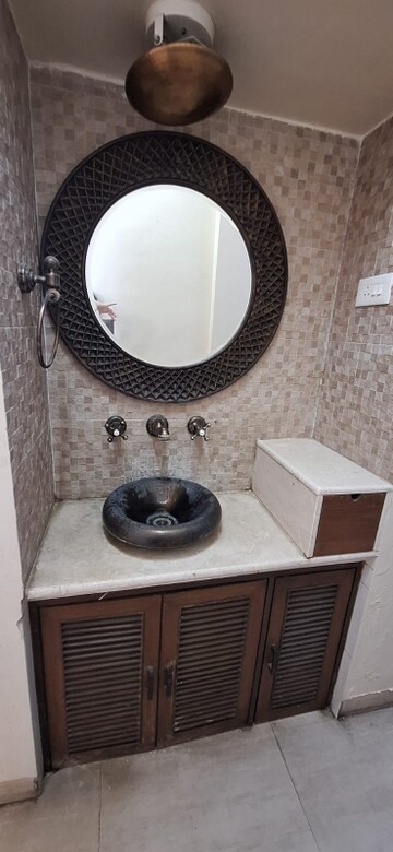 Bathroom in 3 BHK Apartment at Triveni Apartments Model Colony, Model Colony – for Rent