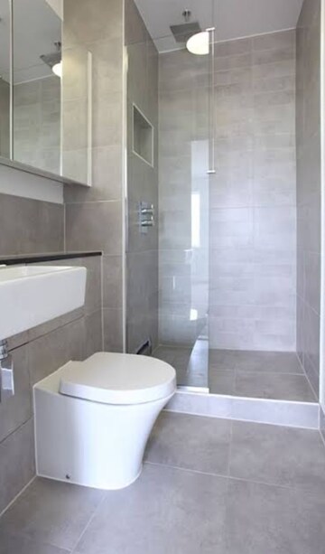 Bathroom in 2 BHK Builder Floor at Devli – for Rent