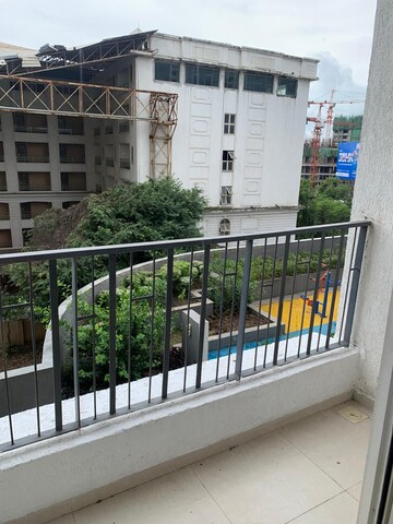 Balcony in 3 BHK Apartment at Pinnac Riverdale Residency, Karve Nagar – for Rent