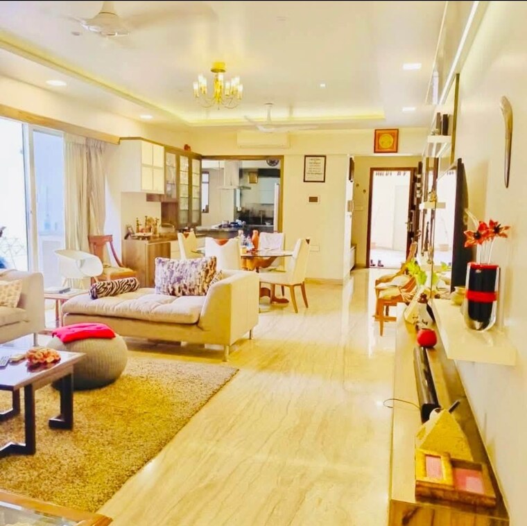 Living Room, marvel-zephyr 3 Bedroom 2340 Sq.Ft. Apartment In Kharadi Pune 8894090
