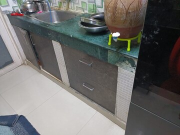 Kitchen in 2 BHK Apartment at Shyam Bankey Bihari Sharnam, Raj Nagar Extension – for Sale