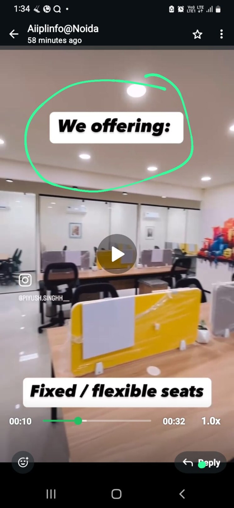 Team Area, sanjay place Commercial Co Working Space 3000 Sq.Ft. In Sanjay Place Agra 8894148