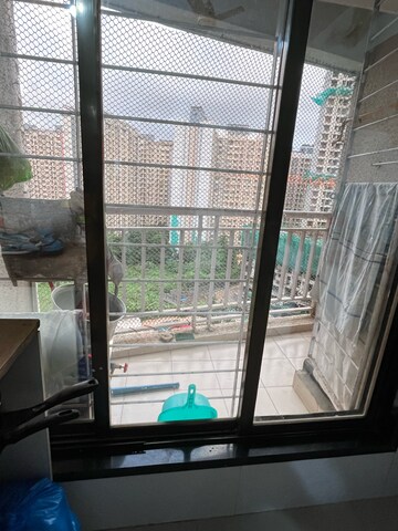 Balcony in 2 BHK Apartment at Unique Poonam Estate Cluster 3, Gaurav Galaxy – for Sale