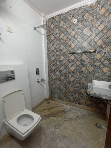 Bathroom in 2 BHK Apartment at Prachin Apartment, Paschim Vihar – for Rent