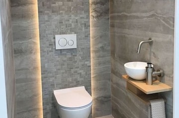 Bathroom in  Office Space at Chandak Chambers, Andheri East – for Rent