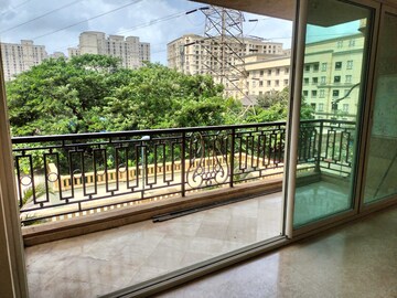 Balcony in 3 BHK Apartment at Hiranandani Casa Blanca, Ghodbunder Road – for Rent