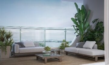 Balcony in 3 BHK Apartment at Sobha Waterfront, Somajiguda – for Sale