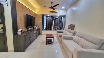 Living Room in 2 BHK Apartment at Shree Vallabh Tower, Malad West – for Rent
