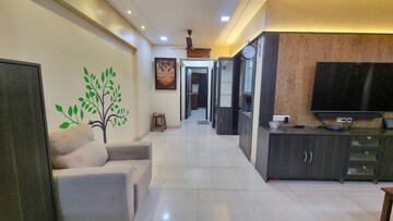 Living Room in 2 BHK Apartment at Shree Vallabh Tower, Malad West – for Rent