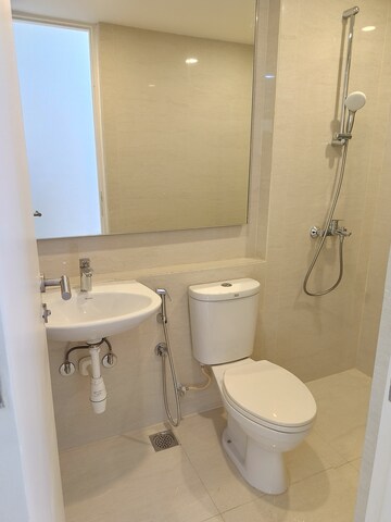 Bathroom in 2 BHK Apartment at Hiranandani Fortune City, New Panvel – for Rent