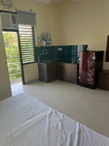 Kitchen in 1 RK Builder Floor at Sushant Lok I – for Rent