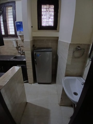 Kitchen in 1 BHK Builder Floor at Sushant Lok I – for Rent
