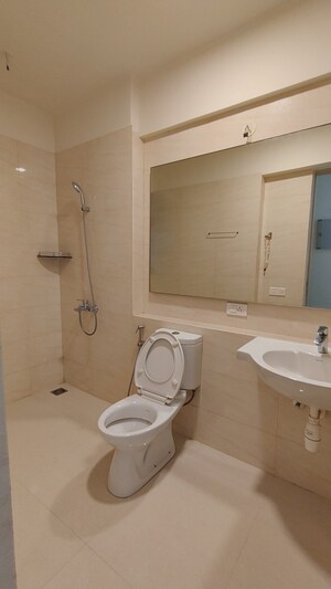 Bathroom in 2 BHK Apartment at Hiranandani Fortune City, New Panvel – for Rent