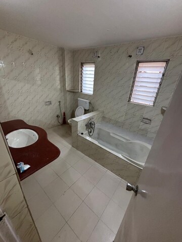 Bathroom in 3 BHK Apartment at Pinnac Riverdale Residency, Karve Nagar – for Rent