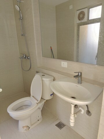 Bathroom in 1.5 BHK Apartment at Hiranandani Fortune City, New Panvel – for Rent