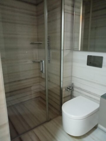 Bathroom in 4 BHK Apartment at Lodha World Crest, Worli – for Rent