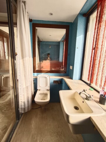 Bathroom in 1 BHK Apartment at Versova Heaven CHS, Andheri West – for Rent