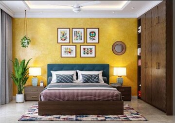Bedroom in 3 BHK Apartment at Central Park Flower Valley Aqua Front Towers, Sohna Sector 33 – for Rent