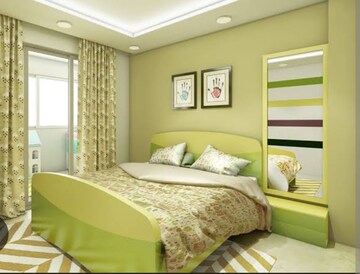 Bedroom in 3 BHK Apartment at Central Park Flower Valley Aqua Front Towers, Sohna Sector 33 – for Rent