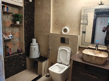 Bathroom in 3 BHK Apartment at Aditya Mega City, Vaibhav Khand – for Sale