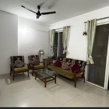 Living Room in 2 BHK Apartment at Embassy The Quadron Business Park, Hinjewadi Phase 3 – for Rent