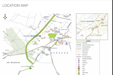 3.5 BHK Apartment – Map Location View at Godrej Summit, Surat Nagar - for Sale
