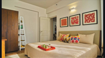 Bedroom in 3.5 BHK Apartment at Godrej Summit, Surat Nagar – for Sale