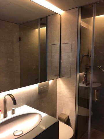 Furnished Amenities in 3 BHK Apartment at Lodha World Crest, Worli – for Rent