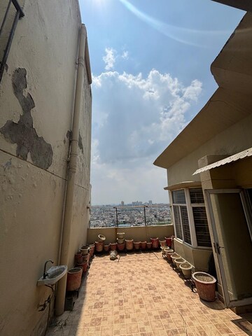 Balcony in 4 BHK Penthouse at Aditya Mega City, Vaibhav Khand – for Sale