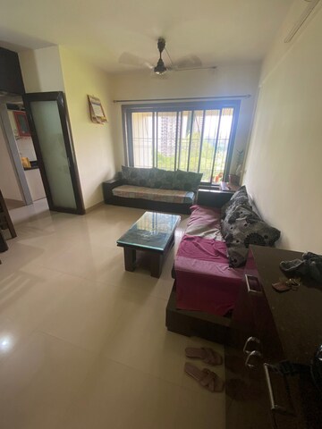 Living Room in 2 BHK Apartment at Happy Valley, Manpada – for Rent