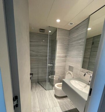 Bathroom in 4 BHK Apartment at Lodha The World Towers World One Tier 2, Worli – for Rent