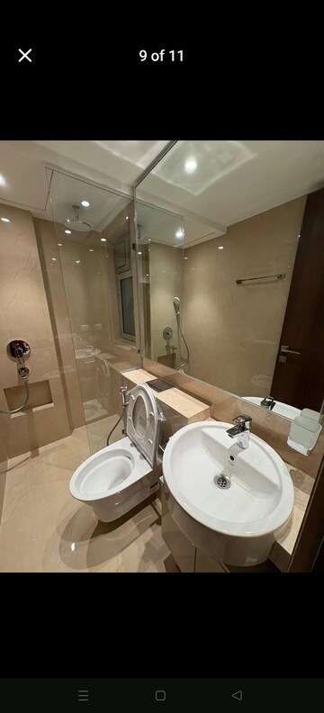 Bathroom in 3 BHK Apartment at Hiranandani Highland, Powai – for Rent