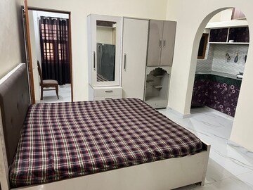 Bedroom in 1.5 BHK Builder Floor at Sector 52 – for Rent