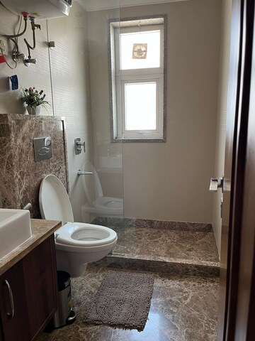 Bathroom in 2 BHK Apartment at Defence Colony – for Rent