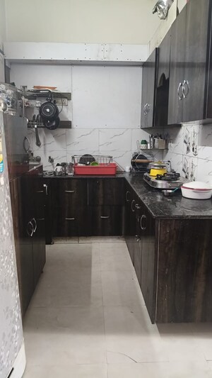 Kitchen in 2 BHK Builder Floor at Green Fields Colony – for Sale