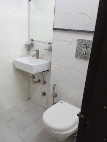 Bathroom in 1 BHK Builder Floor at RWA Neelkanth Apartment II, Burari – for Rent