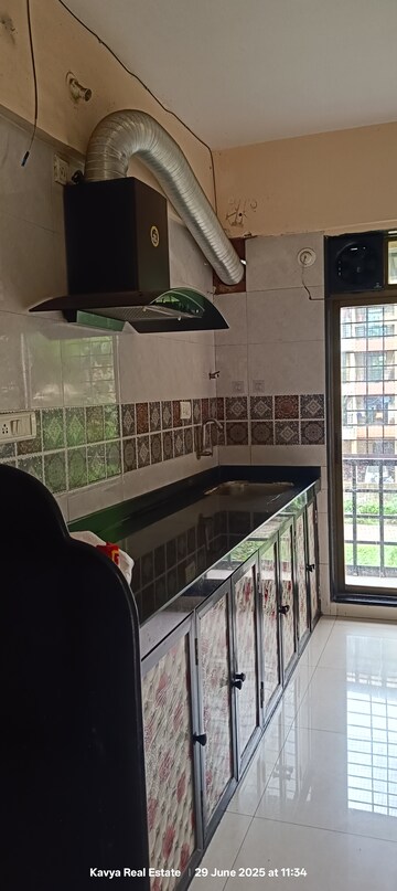 Kitchen in 3 BHK Apartment at Abhinandan Chs Kharghar, Kharghar Sector 18 – for Rent