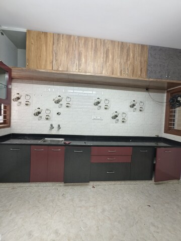 Kitchen in 1 BHK Builder Floor at Iti Layout – for Rent