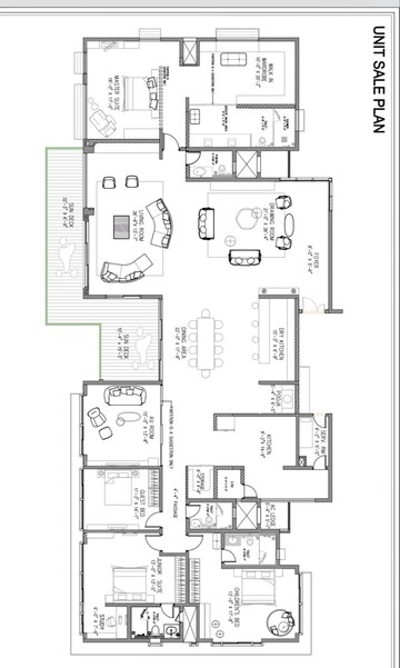 4 BHK Penthouse For Sale in Prestige Woodland Park, Cooke Town