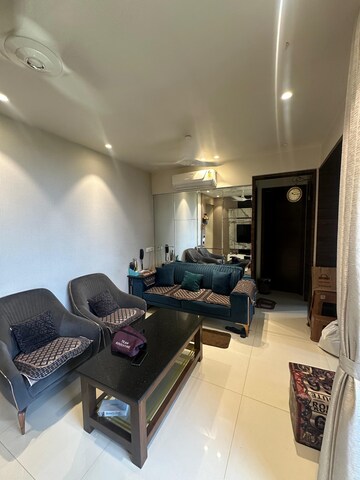Living Room in 2 BHK Apartment at Gami Reagan, Ghansoli – for Rent