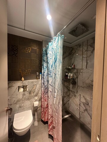 Bathroom in 2 BHK Apartment at Gami Reagan, Ghansoli – for Rent