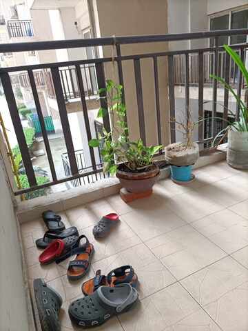 Balcony in 2 BHK Apartment at Antriksh Golf View, Sector 78 – for Rent