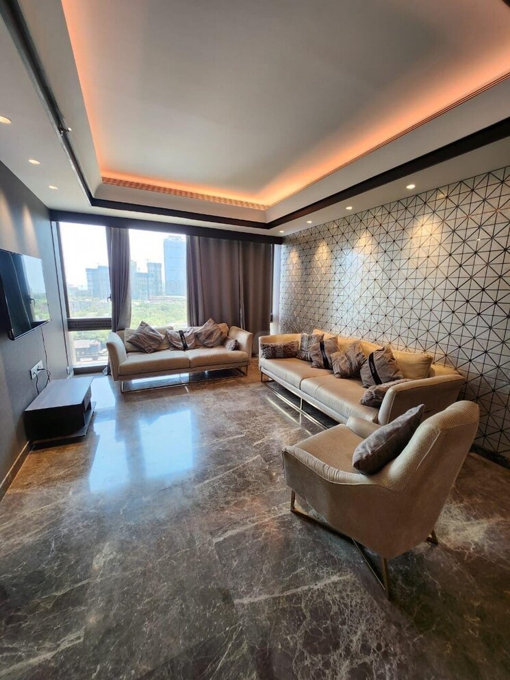 Living Room, oberoi-skyz 5 Bedroom 6500 Sq.Ft. Apartment In Worli Mumbai 8895390