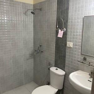 Bathroom in 2 BHK Apartment at Landcraft Golflink Villas, Pandav Nagar – for Sale